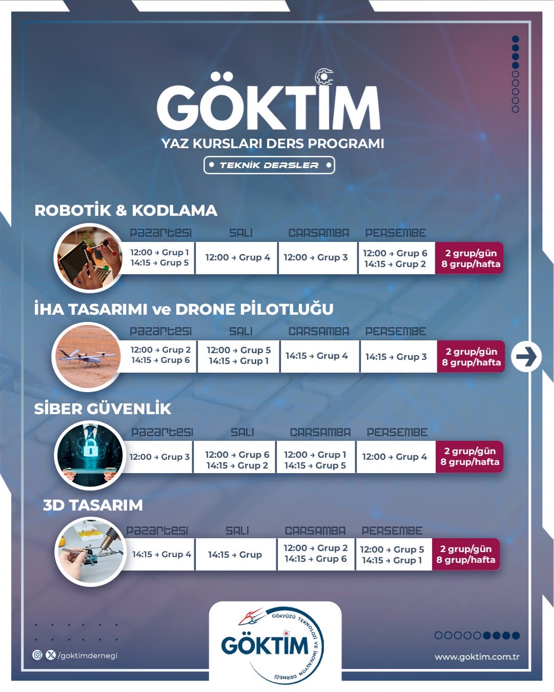 📢 GÖKTİM Yaz Kursları Başlıyor! 